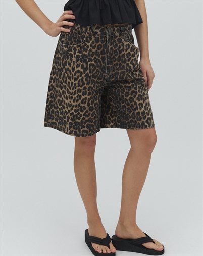 Mbym - Talina-M Shorts - Leopard Mist